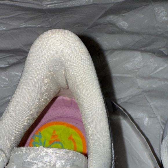 Adidas Adizero PureHustle Softball Metal Cleats White Iridescent Women's 9.5 - Picture 12 of 13